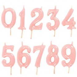 Vela de Aniversário Rosa...