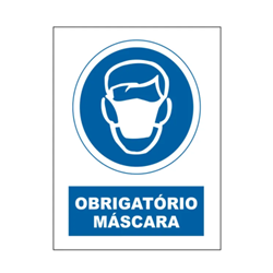 Placa Sinalética em PVC -...