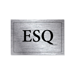 Sinal Adesivo - Esq. (3x2cm)