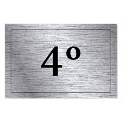 Sinal Adesivo - 4º (3x2cm)