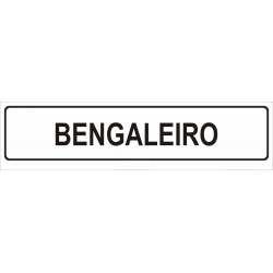 Placa Sinalética PVC Branco...