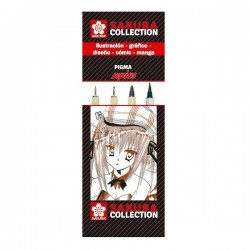 Set Canetas Sepia Koi -...