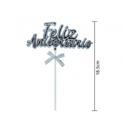 Topper de Bolo "Feliz...