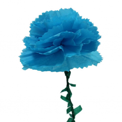 Cravo de papel azul(20cm)